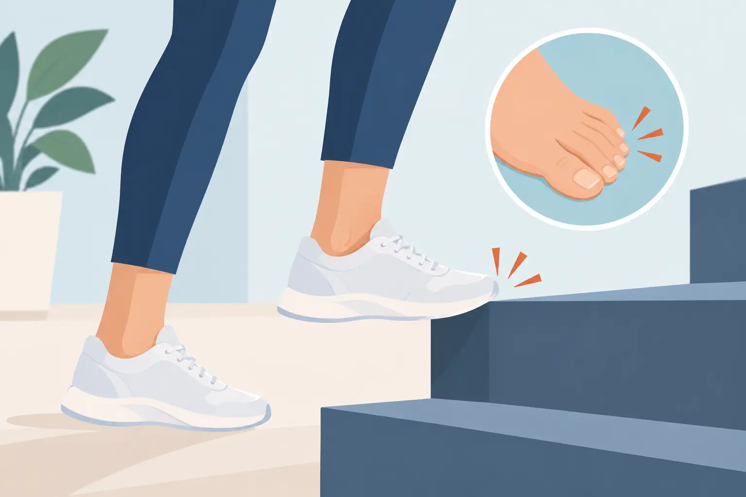 Why Does My Toe Catch When I Walk or Climb Stairs?