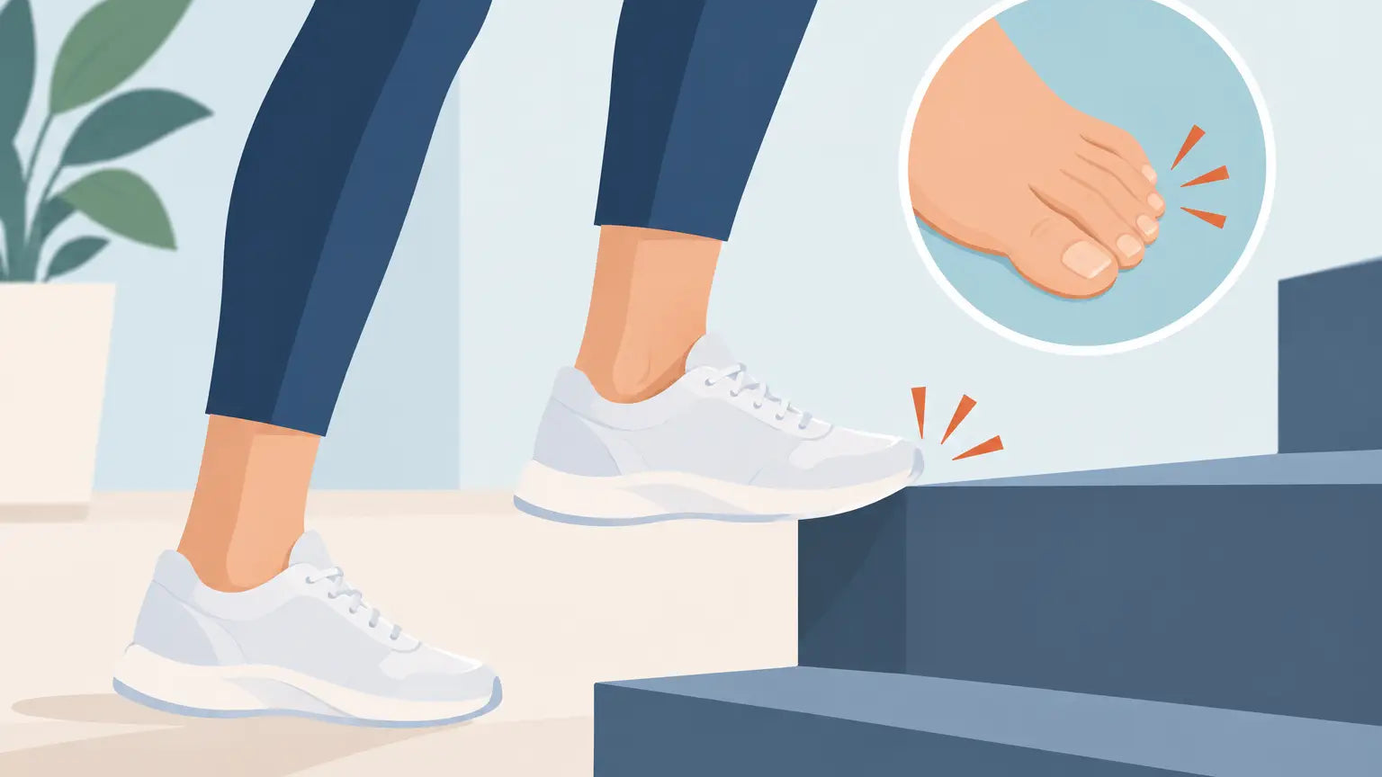 Why Does My Toe Catch When I Walk or Climb Stairs?