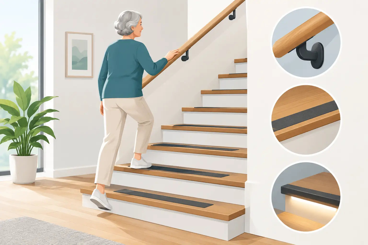 Best Aids for Stair Safety and Steadier Steps