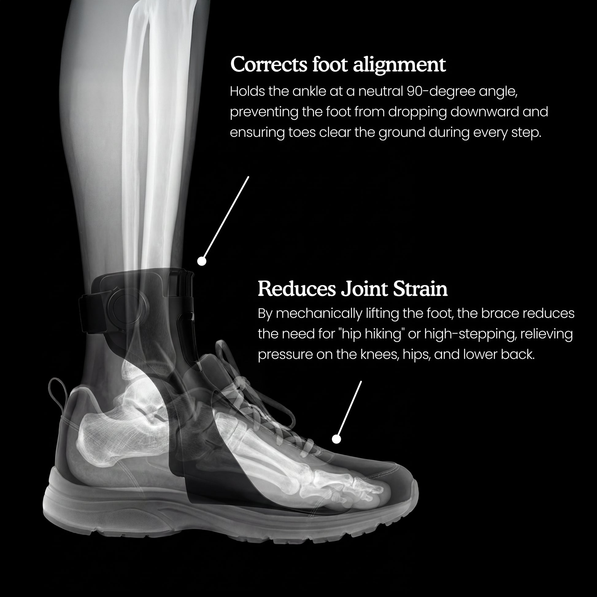 Cedrow Foot Drop AFO Brace