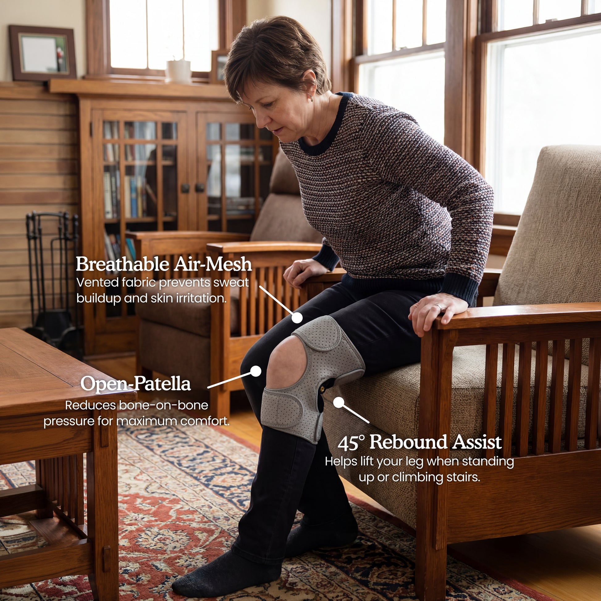 Cedrow's Hinged Knee Brace