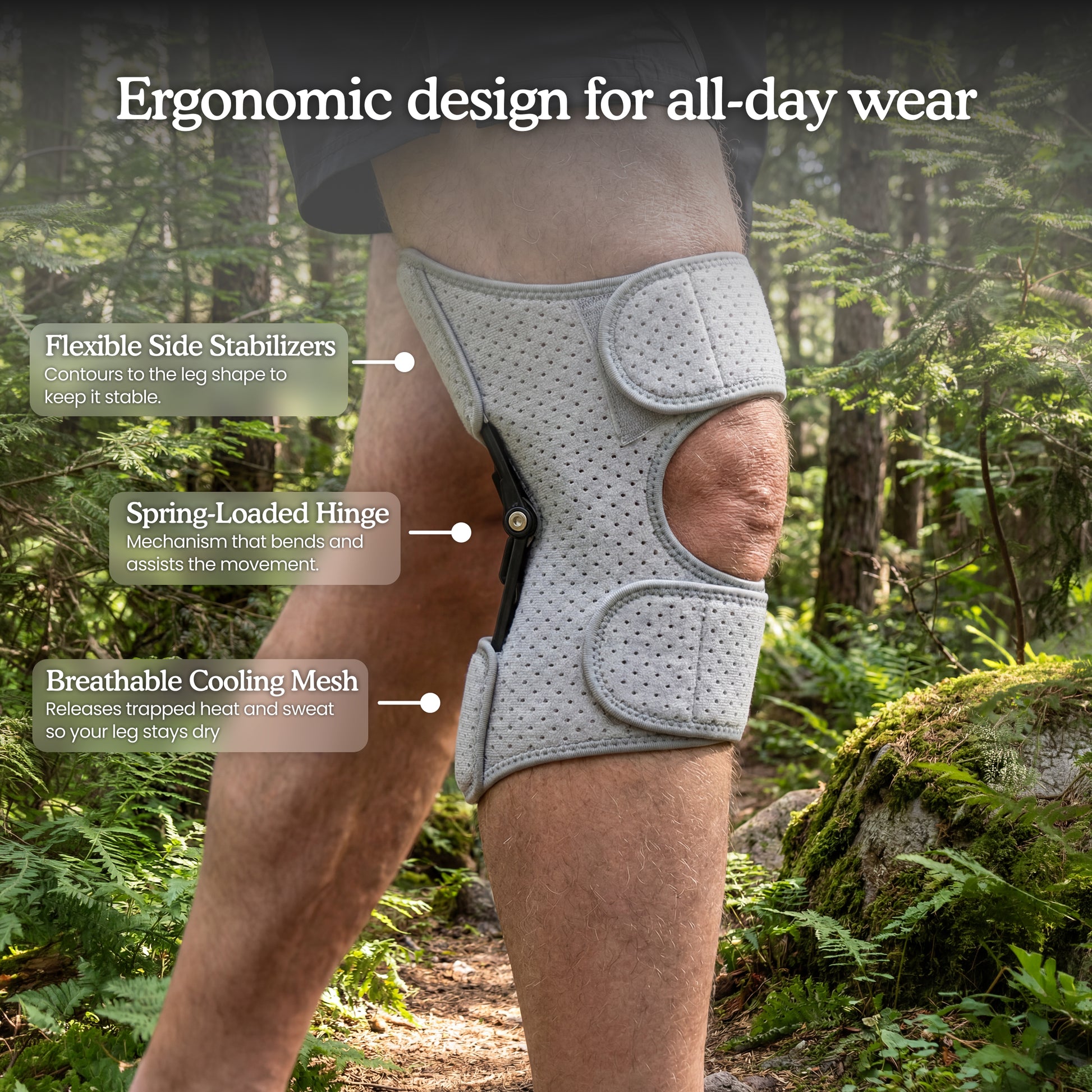 Cedrow's Hinged Knee Brace